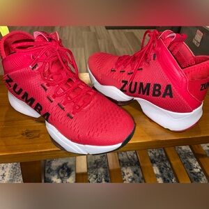 Red Zumba Air Stomp Sneakers size 7.5